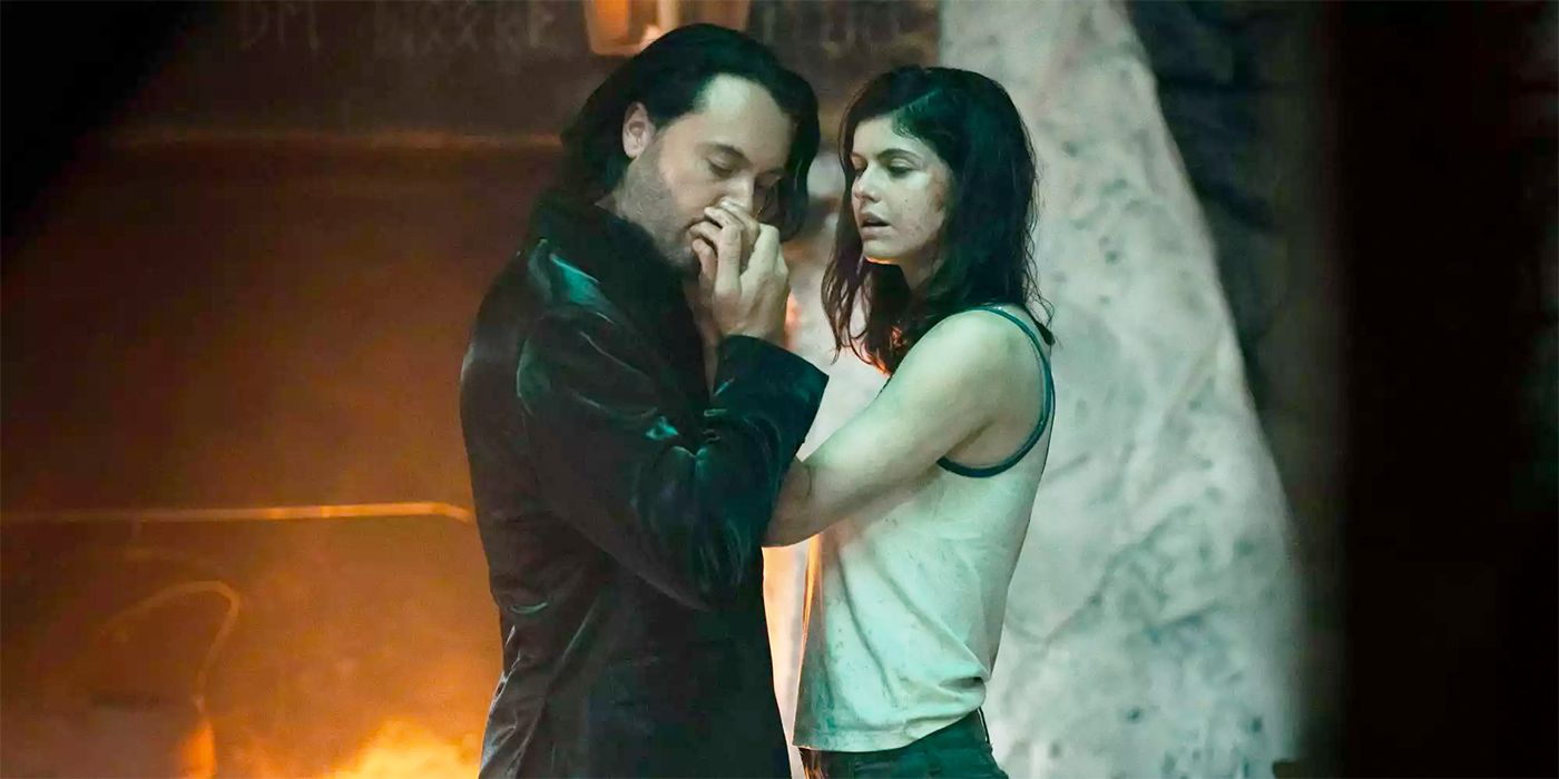Mayfair Witches saison 1 avec Lasher (Jack Huston) et Rowan (Alexandra Daddario)