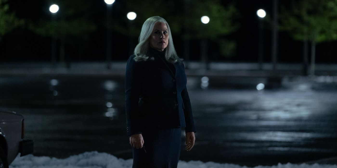 Patricia Arquette dans Severance, actuellement sur Apple TV+.