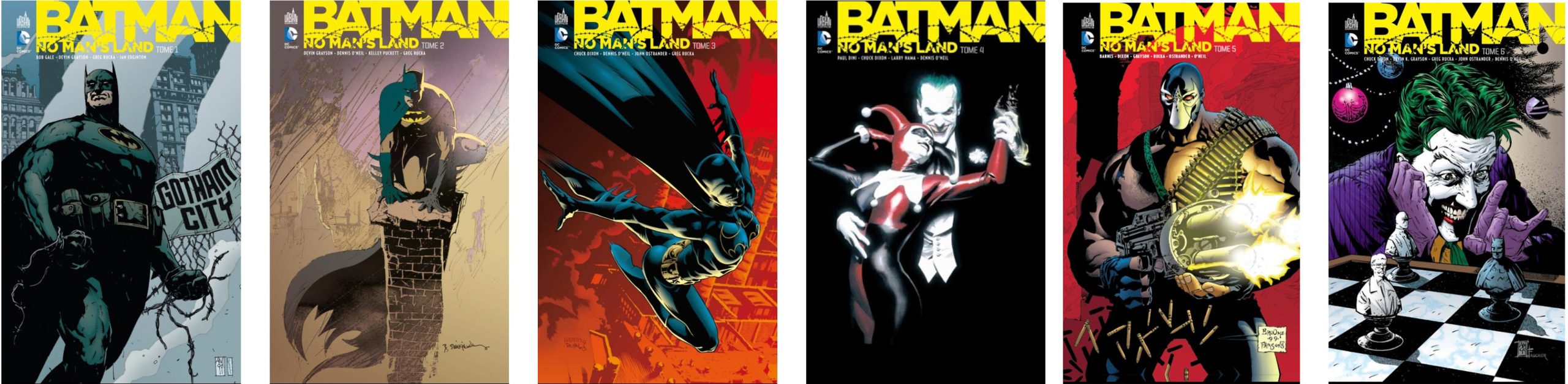 Les six tomes de Batman: No Man's Land - Urban Comics - DC