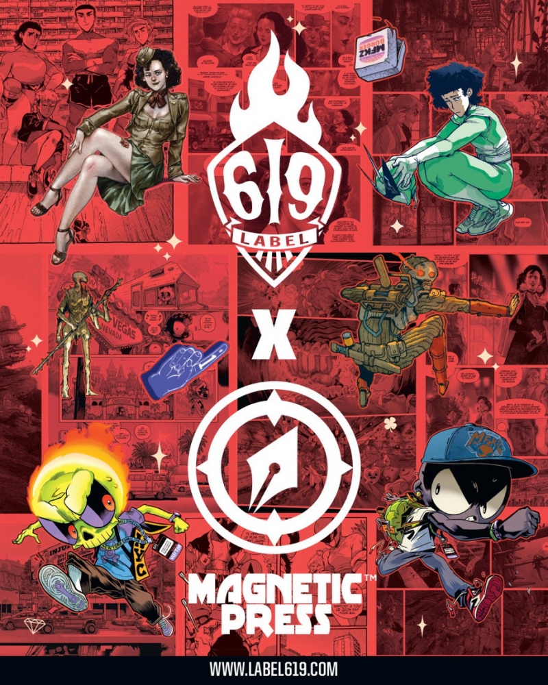 Partenariat Magnetic Press et le Label 619