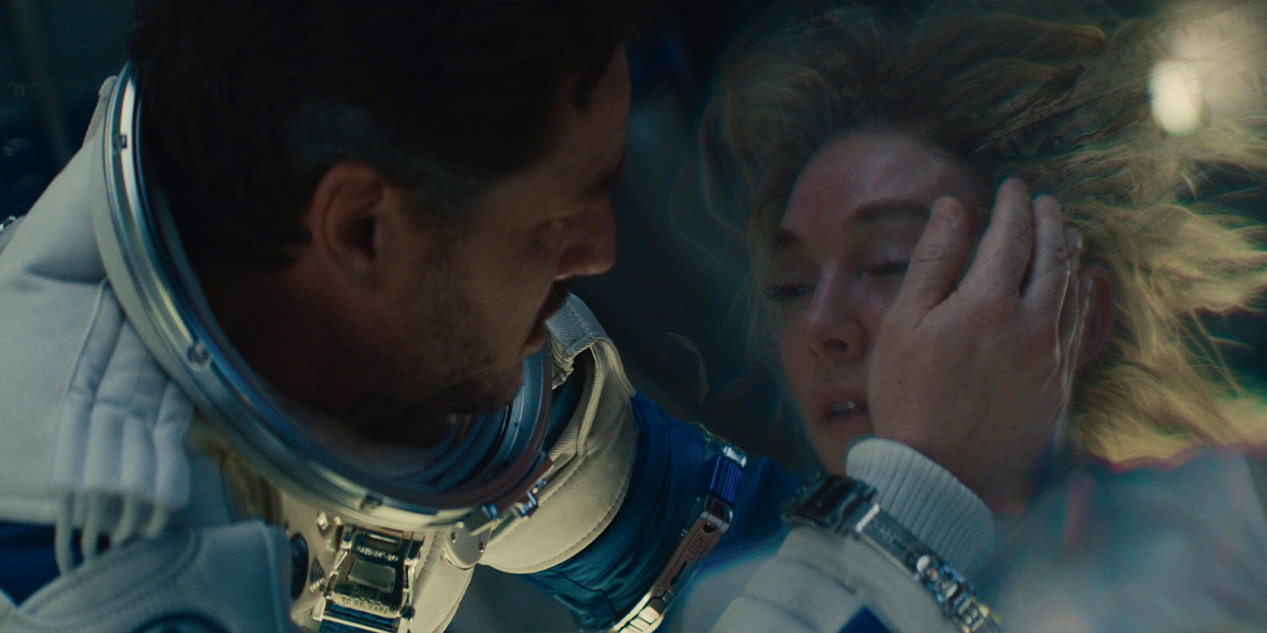 Reed Richards (Pedro Pascal) et Sue Storm (Vanessa Kirby).