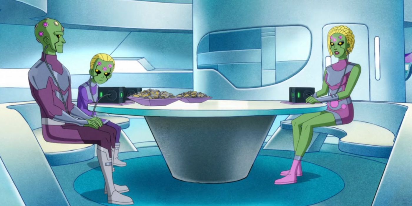 Un dîner de famille avec Brainiac - Harley Quinn saison 5 épisode 4.