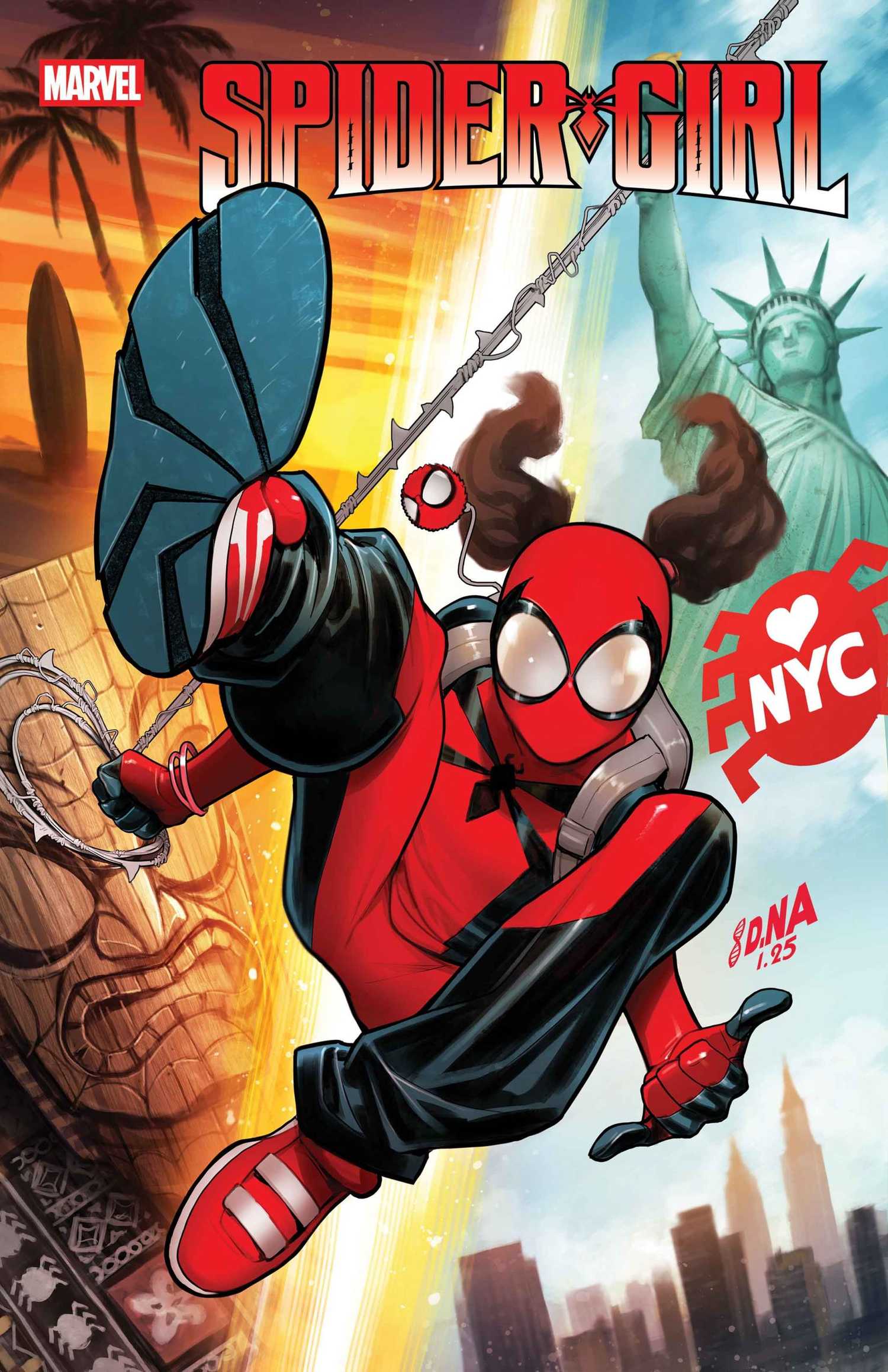 Spider-Girl #1, couverture de David Nakayama