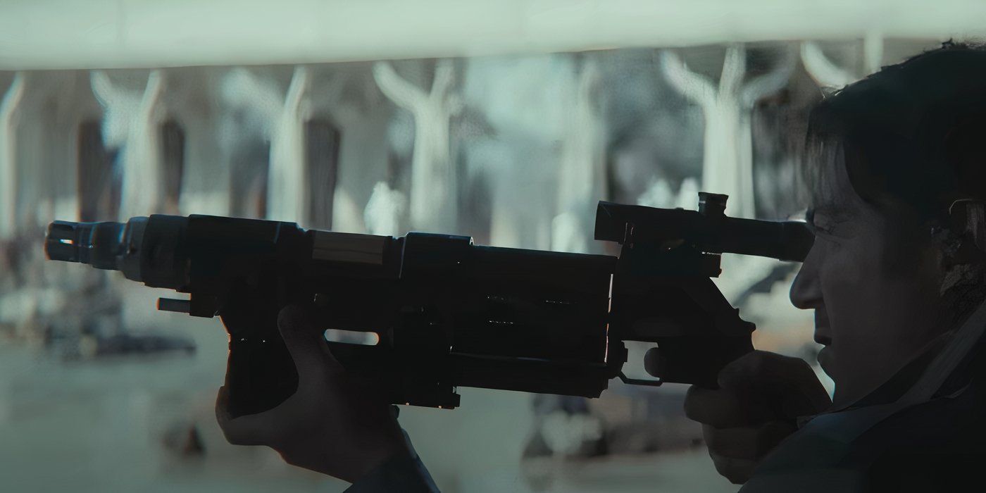 Cassian Andor (Diego Luna) durant le terrible massacre de Ghorman.