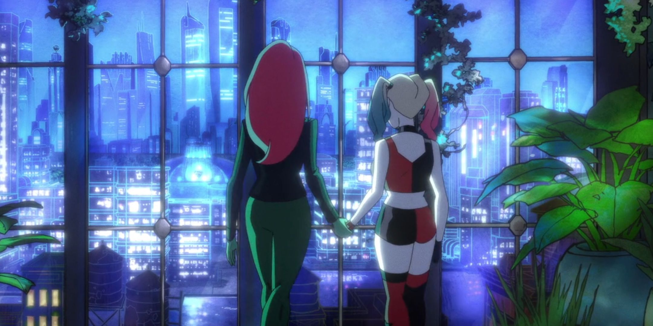 Harley et Poison Ivy ensemble dans le grand final de la saison 5 de la série DC Harley Quinn sur Max.
