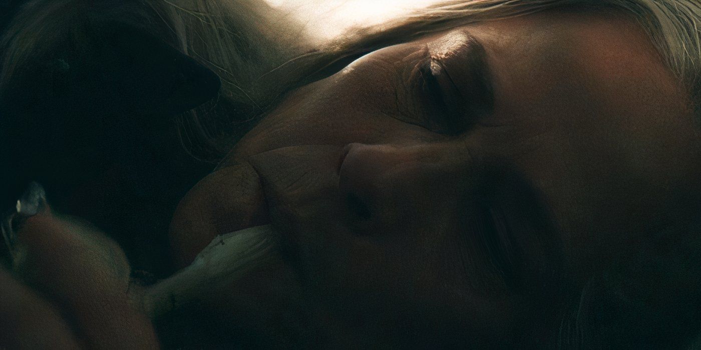 Harmony Cobel (Patricia Arquette) respirant dans un tube.