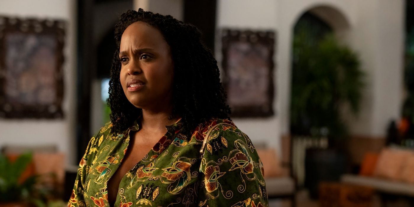Natasha Rothwell dans le rôle de Belinda dans The White Lotus Saison 3, Épisode 5.