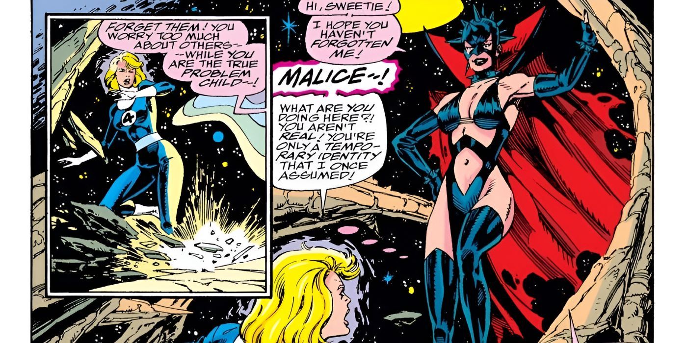 Malice dans les comics des Quatre Fantastiques.
