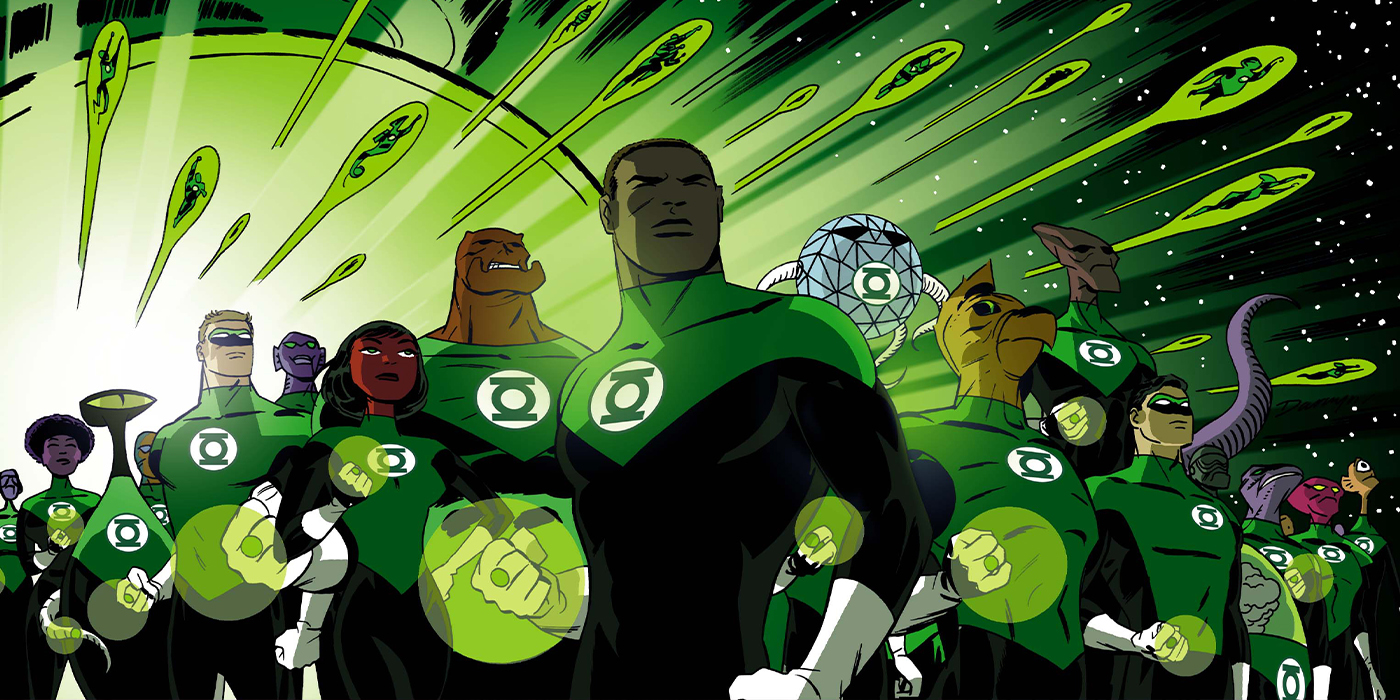 Les principaux membres du Green Lantern Corps