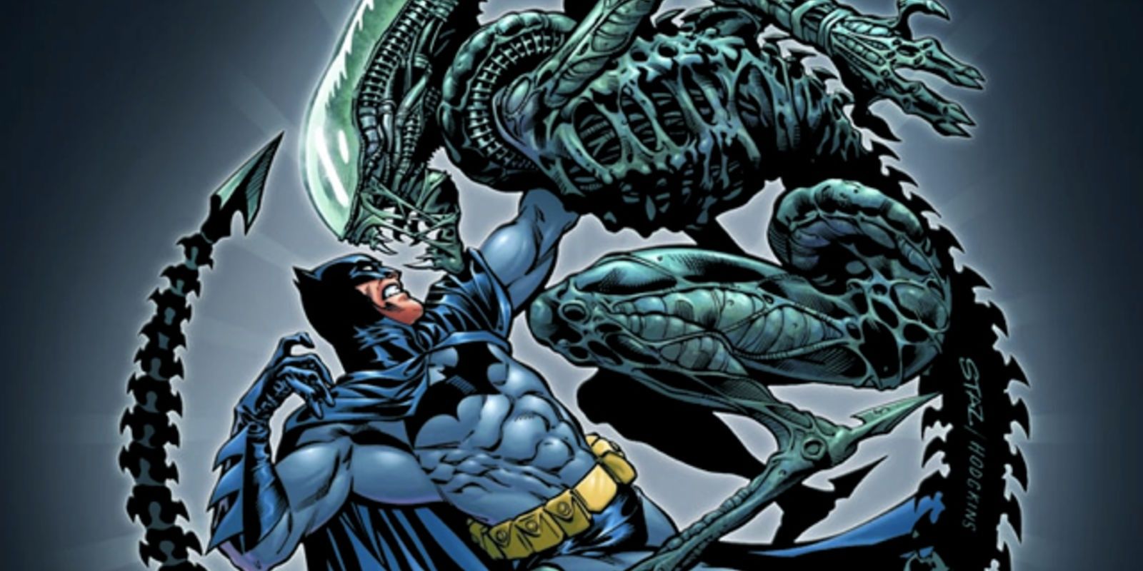 Un Xénomorphe contre Batman.