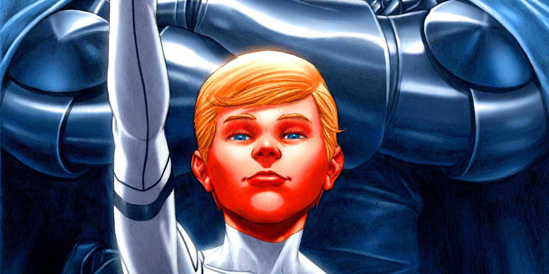 Franklin Richards enfant, dans les comics Marvel.