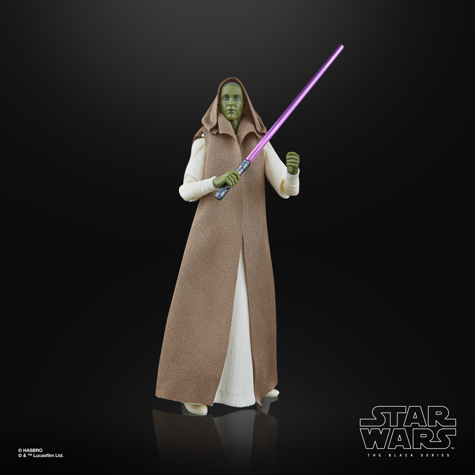 Figurine Black Series de Maître Vernestra Rwoh avec pose dynamique