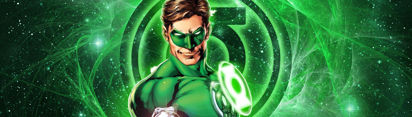 Le Green Lantern Hal Jordan.