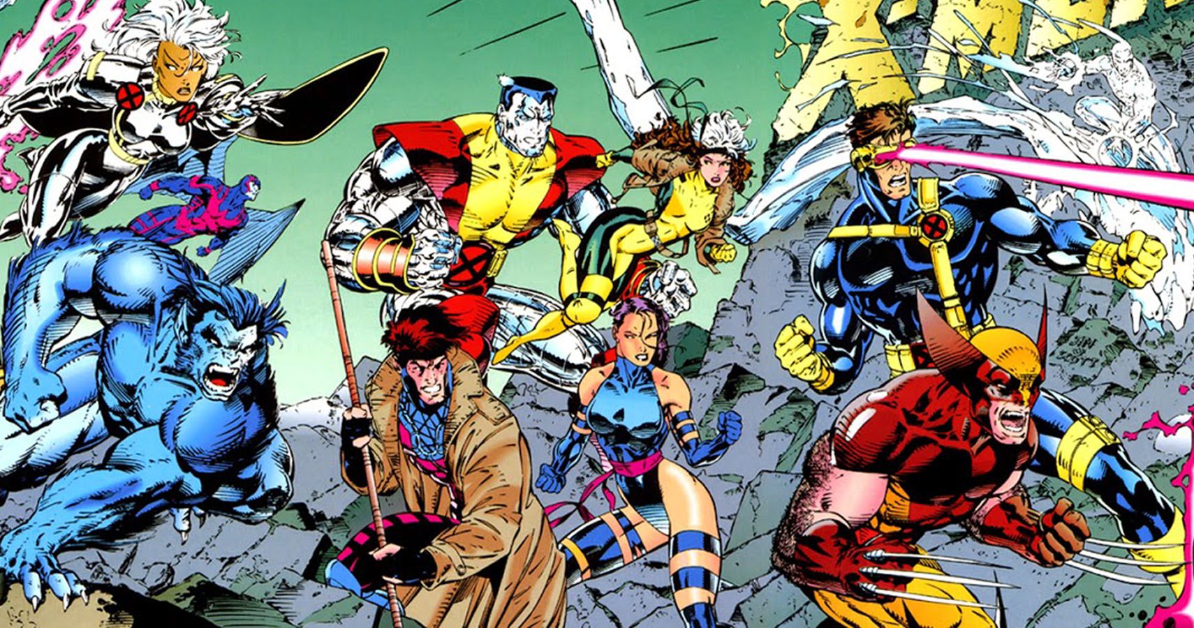 Les X-Men par Jim Lee.