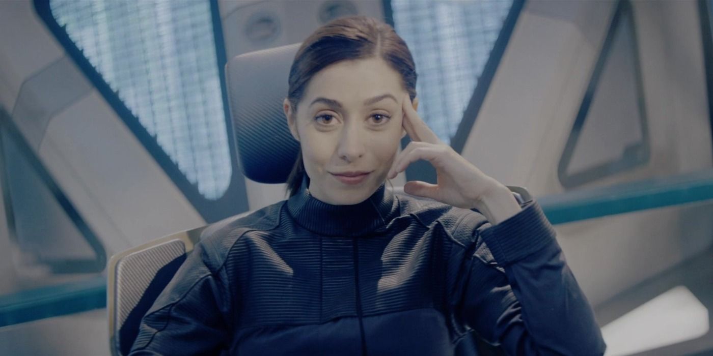 Cristin Milioti dans l'épisode 6 de la saison 7 de Black Mirror, USS Callister : Au cœur de l’Infini.