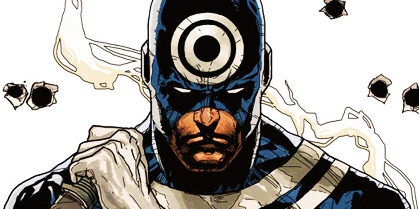 Le terrible Bullseye dans les comics Marvel.