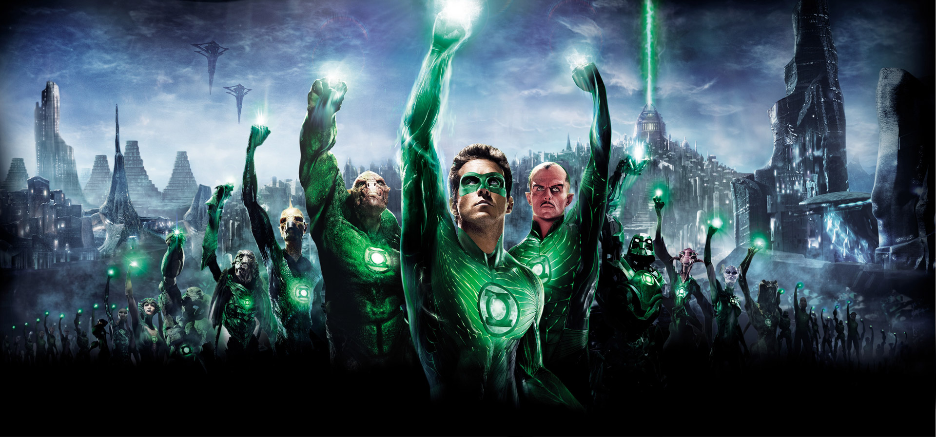 Le film Green Lantern de 2011, avec Ryan Reynolds dans le rôle d'Hal Jordan.