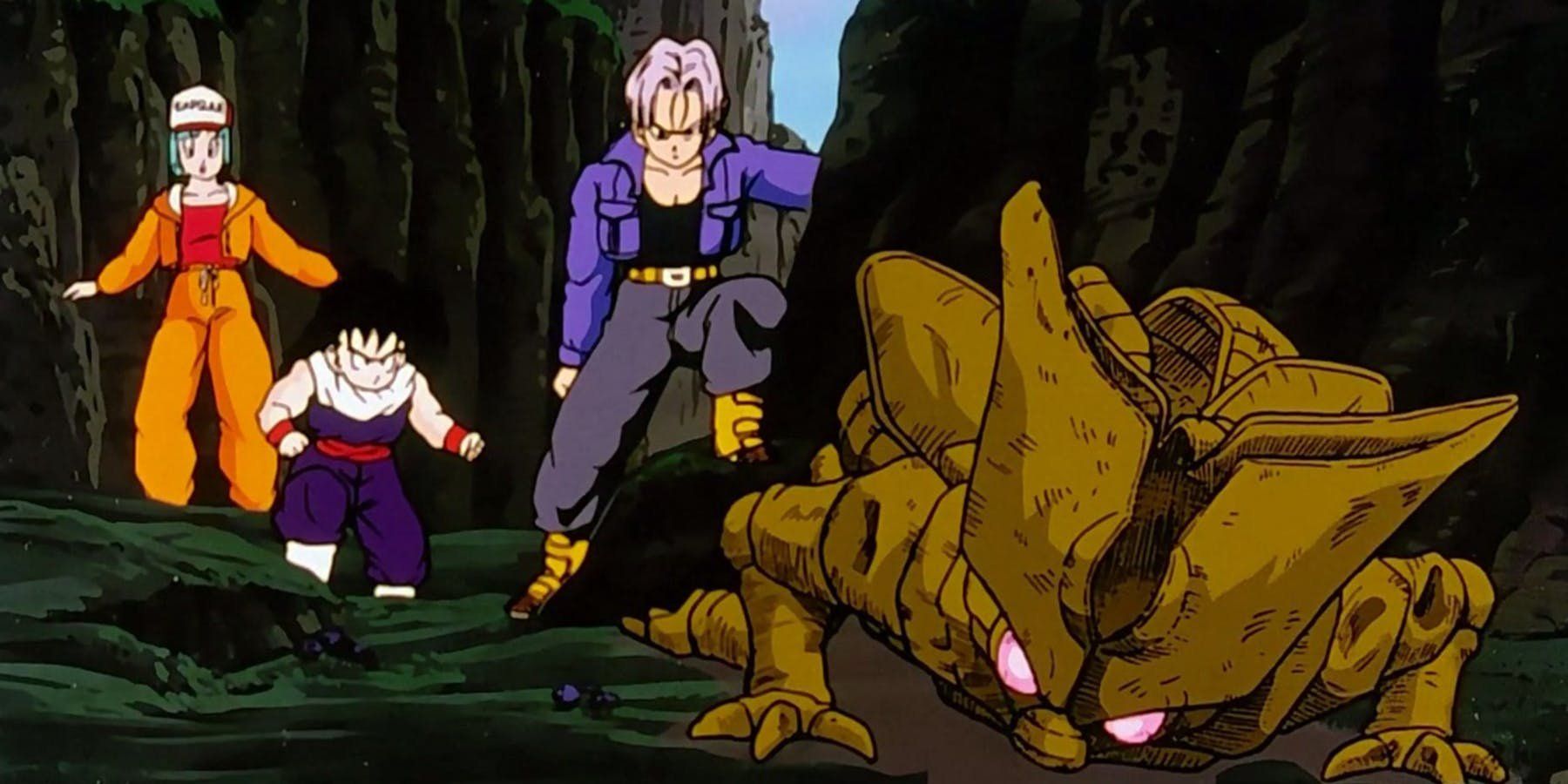 Cell à l'état de larve dans Dragon Ball Z.