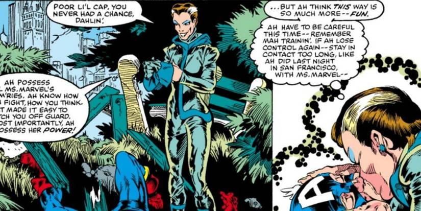 Malicia vole les souvenirs de Captain America dans Avengers, à l'époque où elle faisait partie de la Confrérie des Mauvais Mutants.