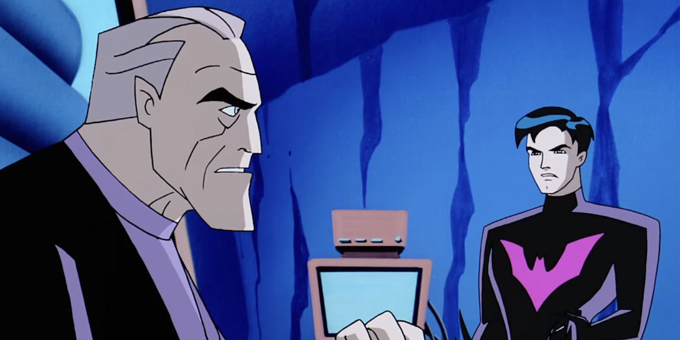 Terry McGinnis est Batman Beyond, supervisé par un Bruce Wayne vieillissant.