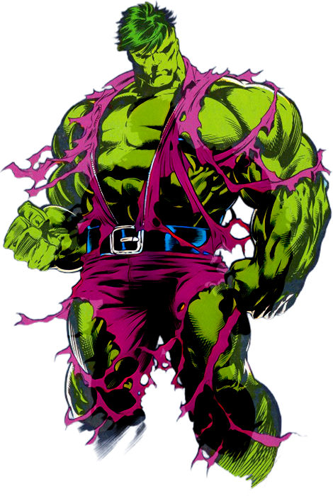 Hulk, dessiné par Dale Keown.
