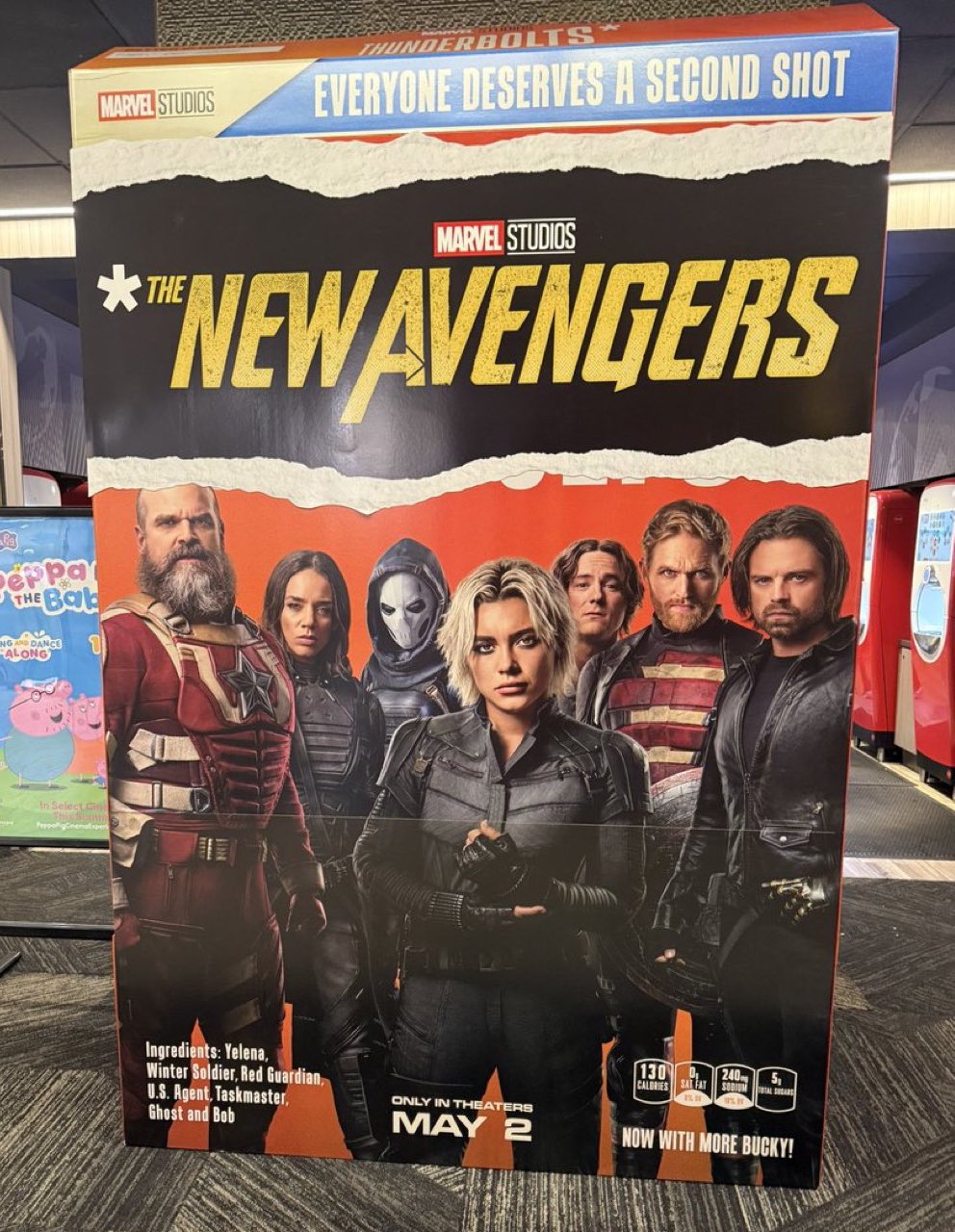 Nouvelle affiche de *The New Avengers, nouveau titre du film Thunderbolts*.
