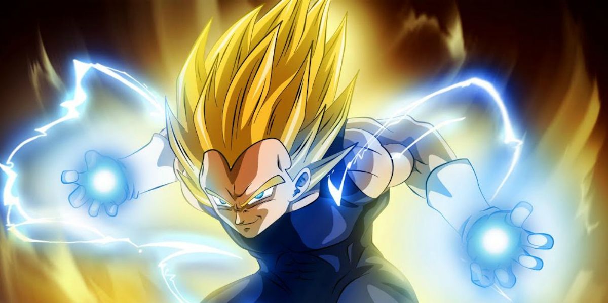 Vegeta en Super Saiyan 2.