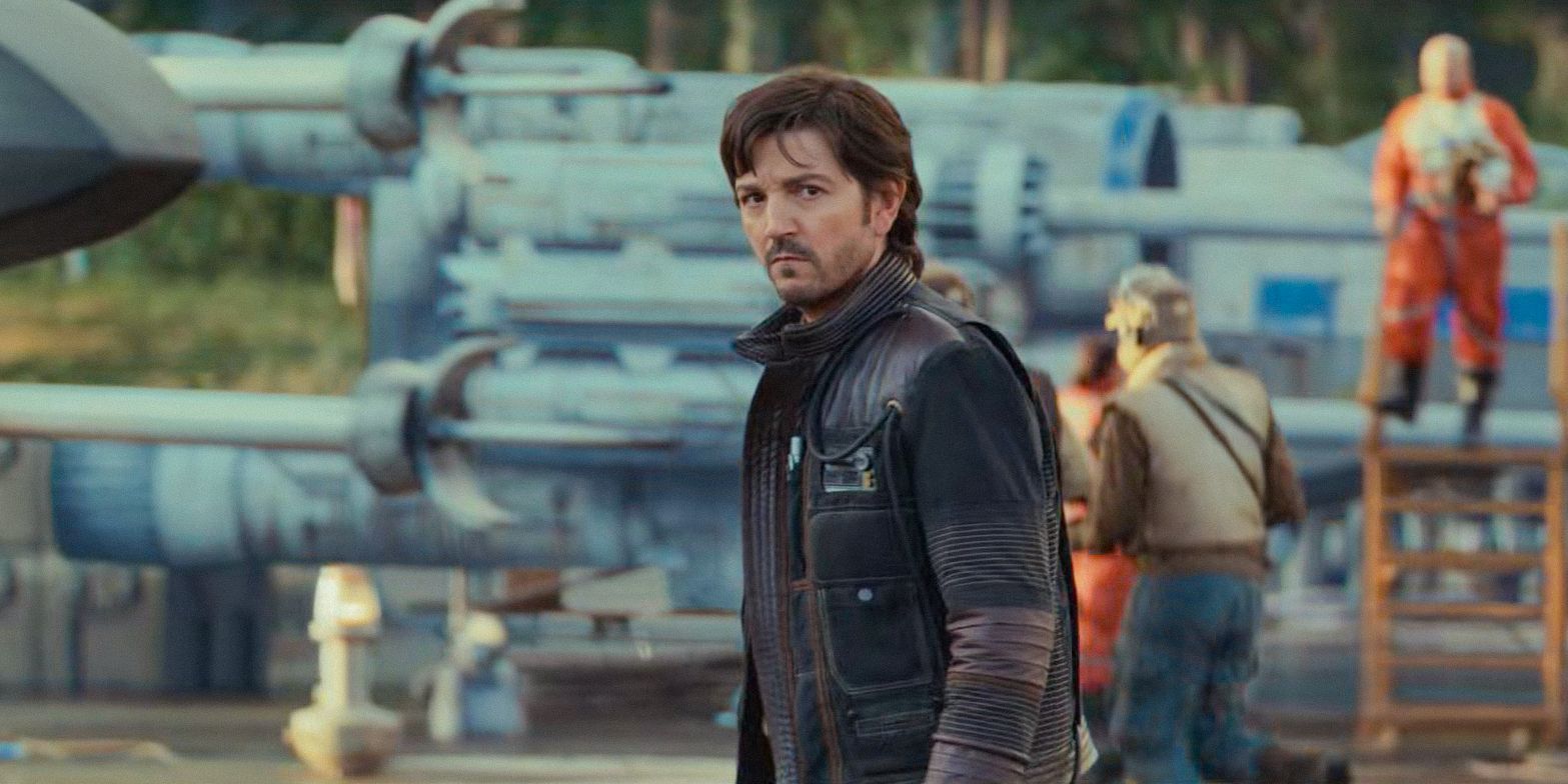 Cassian (Diego Luna) dans le dernier épisode de la série Andor.