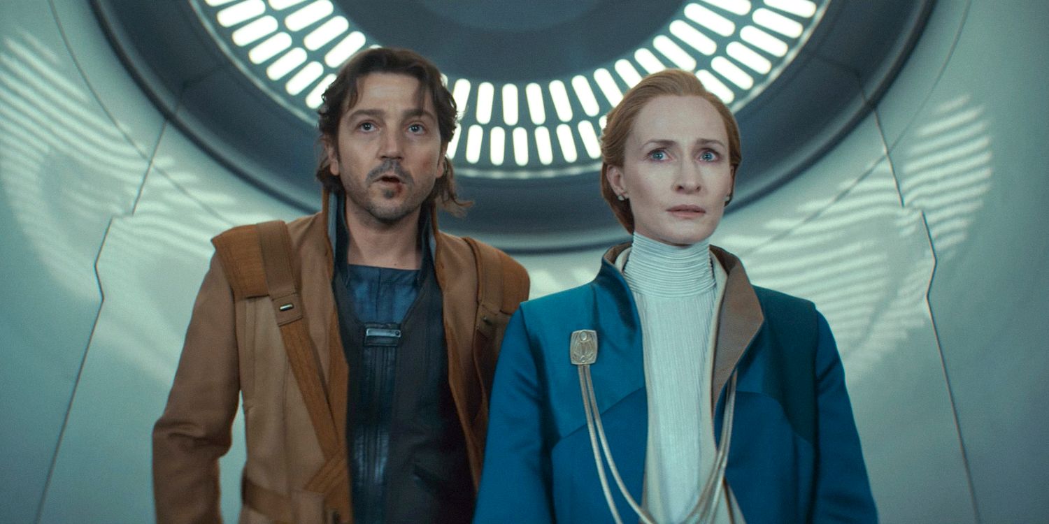 Cassian Andor et Mon Mothma.