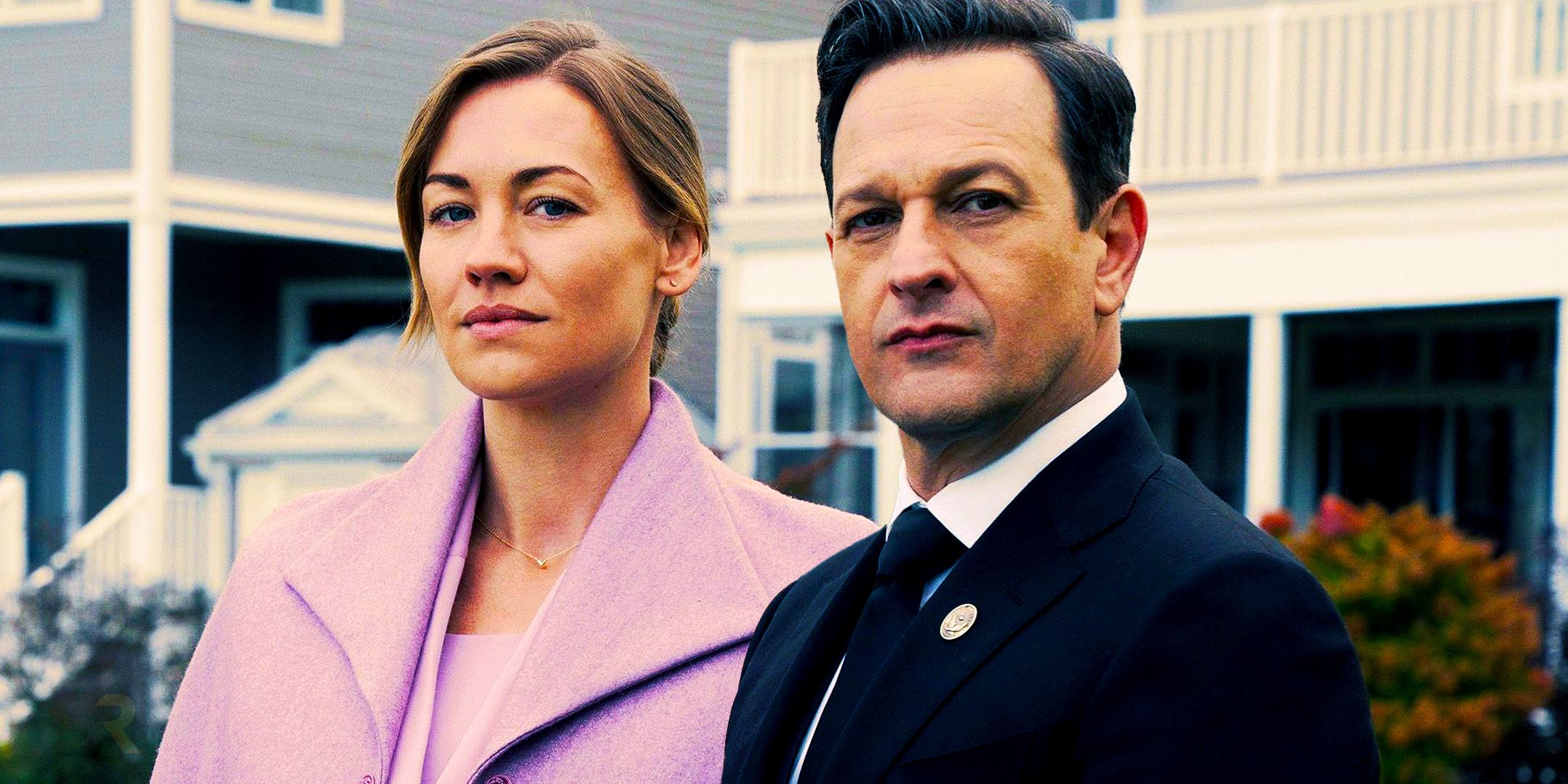 Serena Waterford (Yvonne Strahovski) et le Commandant Lawrence (Bradley Whitford).