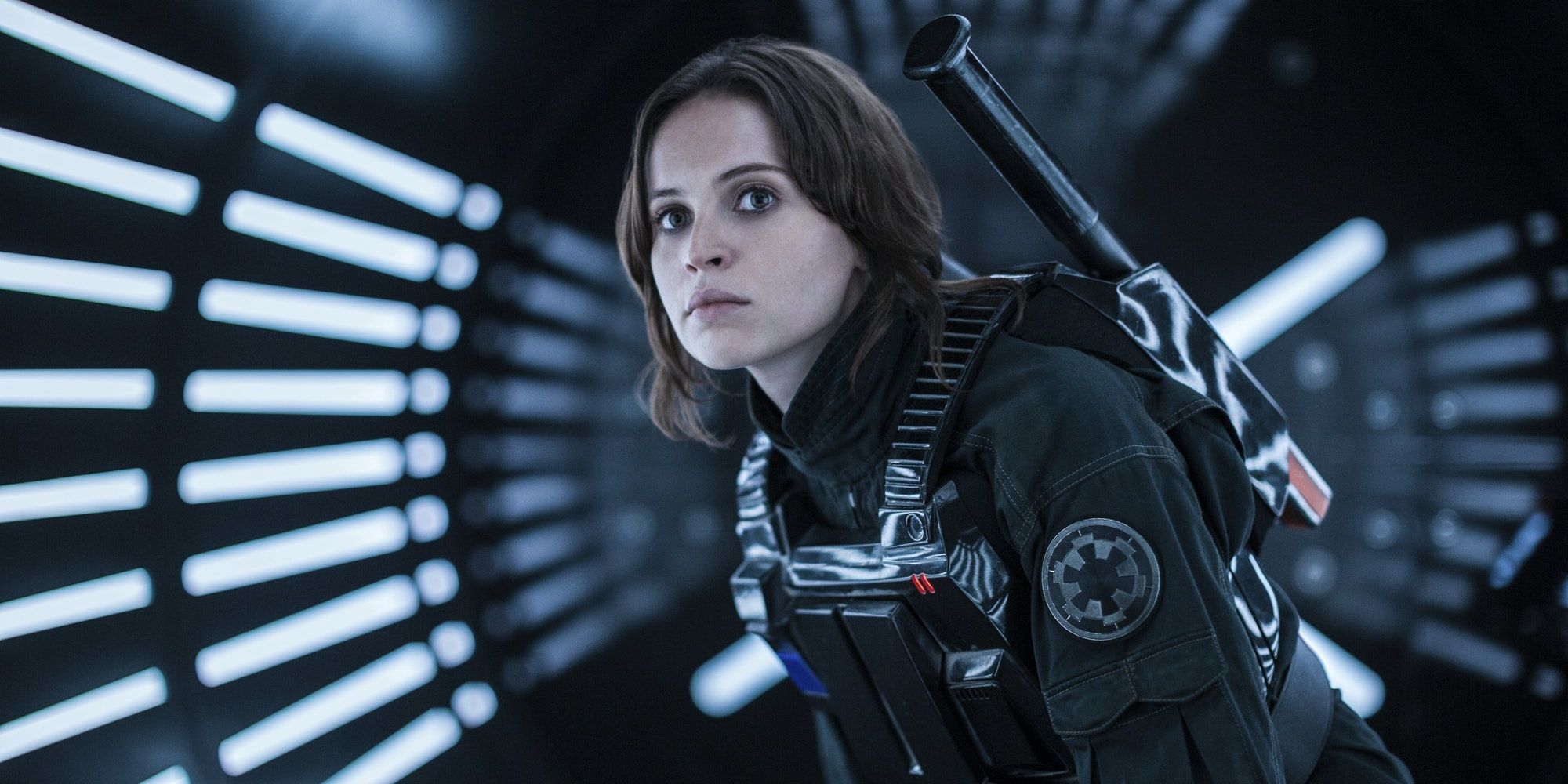 Felicity Jones est Jyn Erso dans Rogue One.