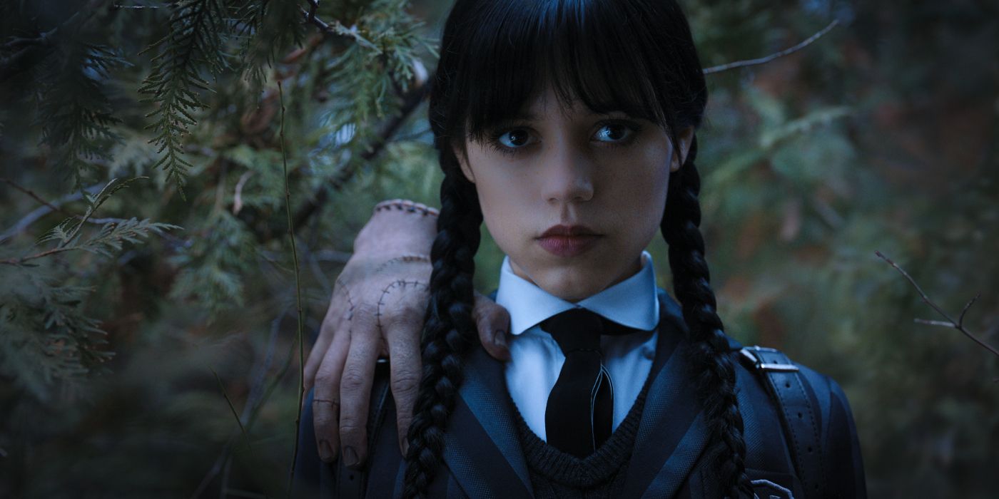 Mercredi Addams (Jenna Ortega) dans l'épisode 4 de la série Netflix.