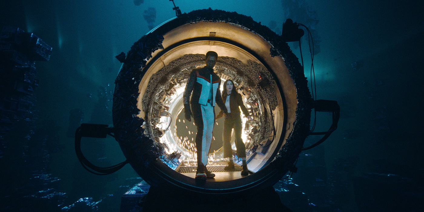 Mr Terrific et Lois Lane au portail d'un multivers ?