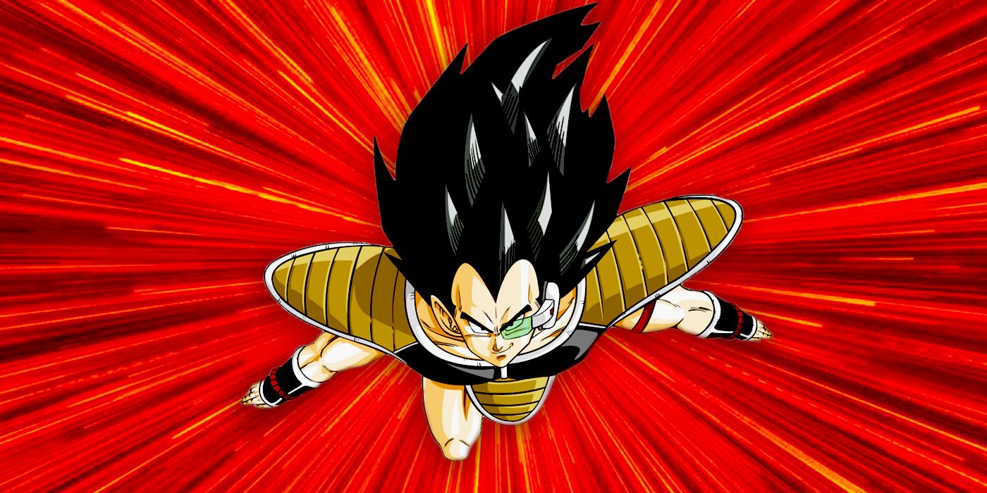 Le Saiyan Raditz attaque Goku et les autres.