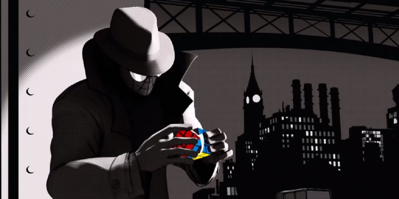 Spider-Man Noir dans Spider-Man: New Generation.