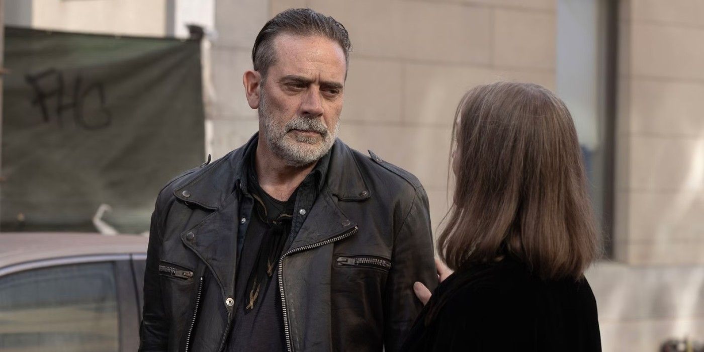 Negan (Jeffrey Dean Morgan) et la Dama (Lisa Emery) dans "The Walking Dead : Dead City".