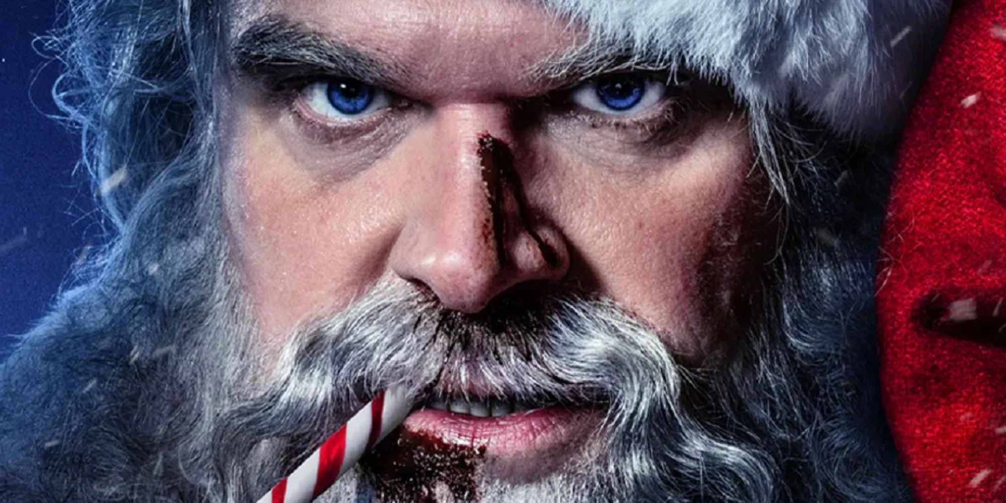 David Harbour en Père Noël dans le film Silent Night.