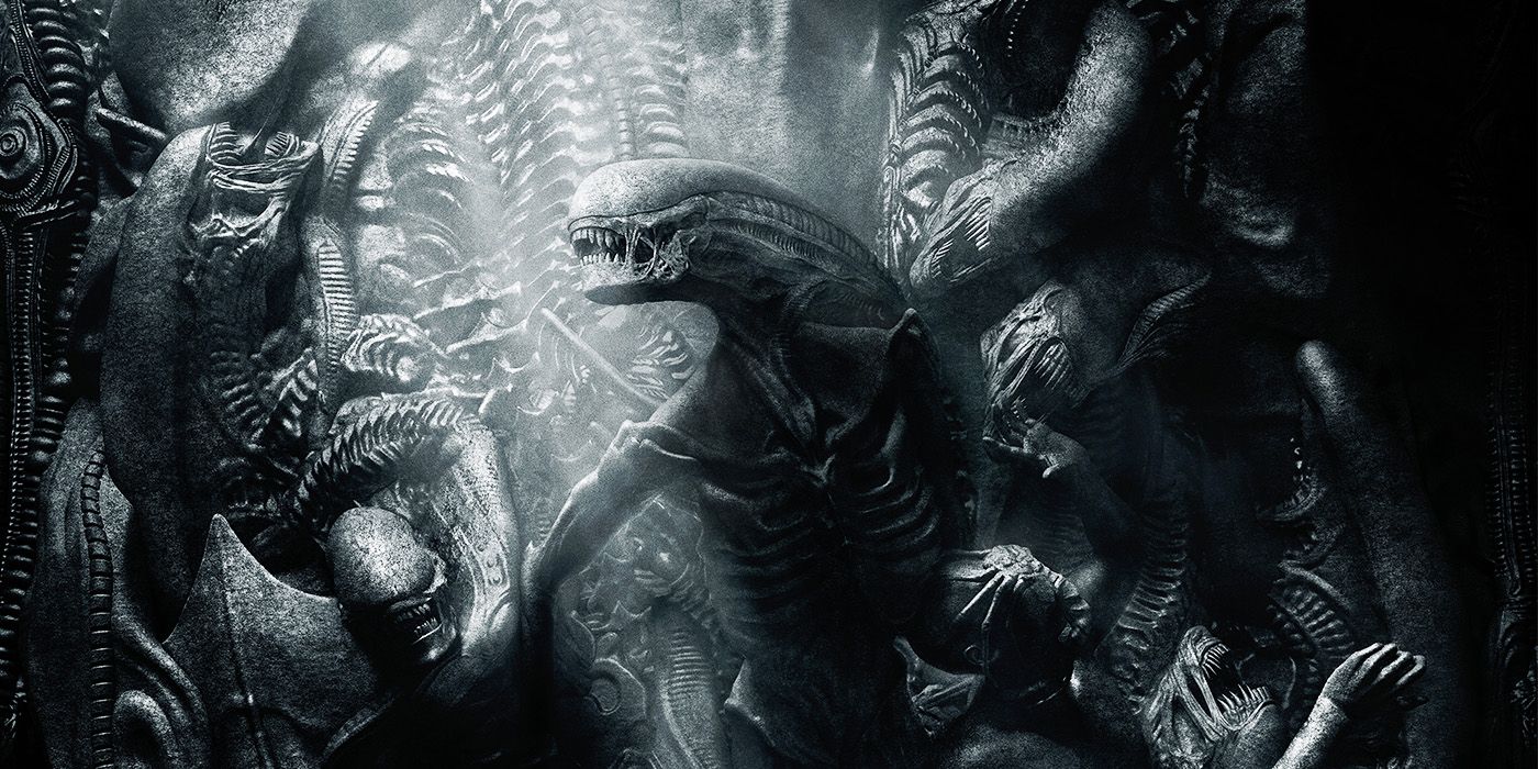 L'affiche officielle du film Alien: Convenant.