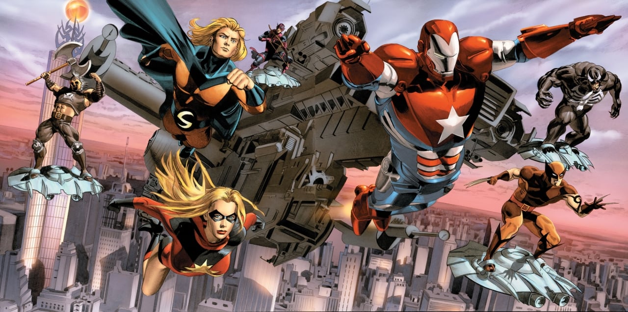 Les Dark Avengers dans les comics Marvel.