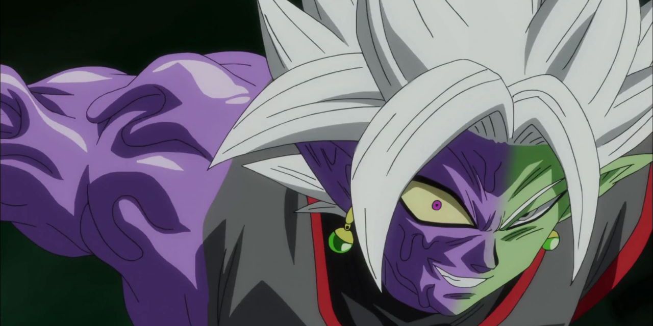Lorsque Zamasu fusionne dans Dragon Ball Super.