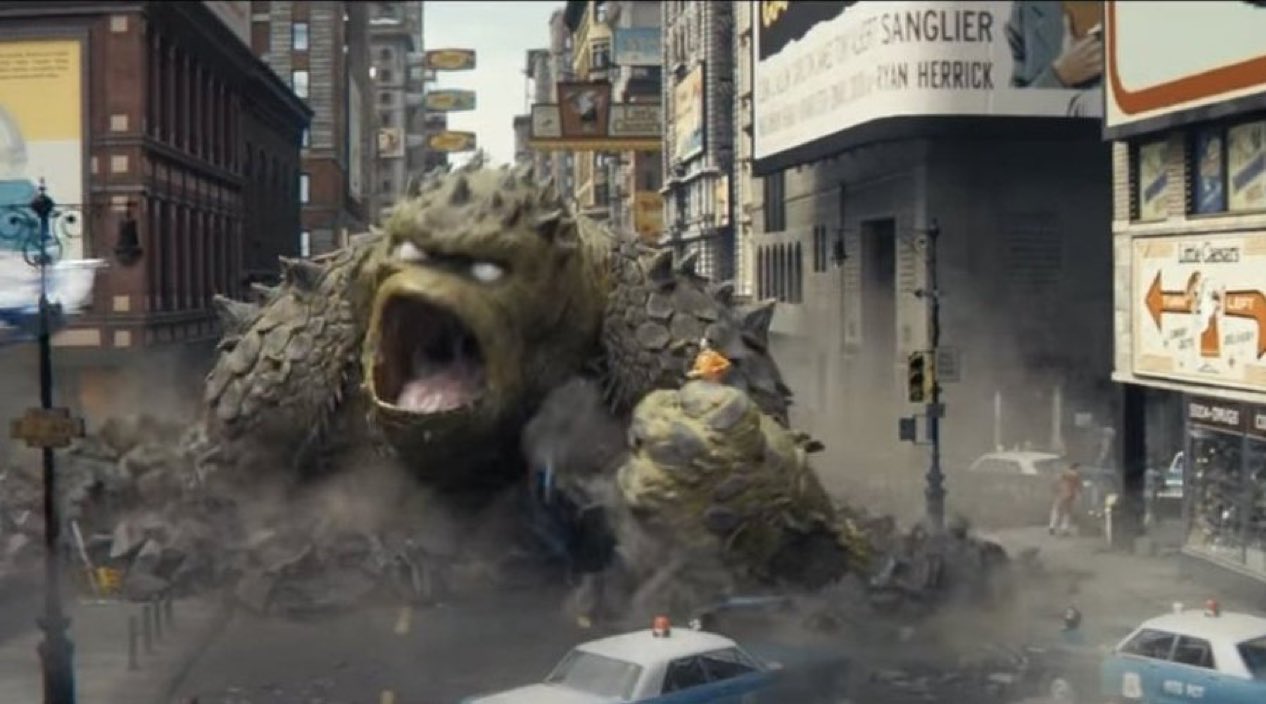 Giganto fait son apparition dans le film Les Quatre Fantastiques : Premiers Pas.