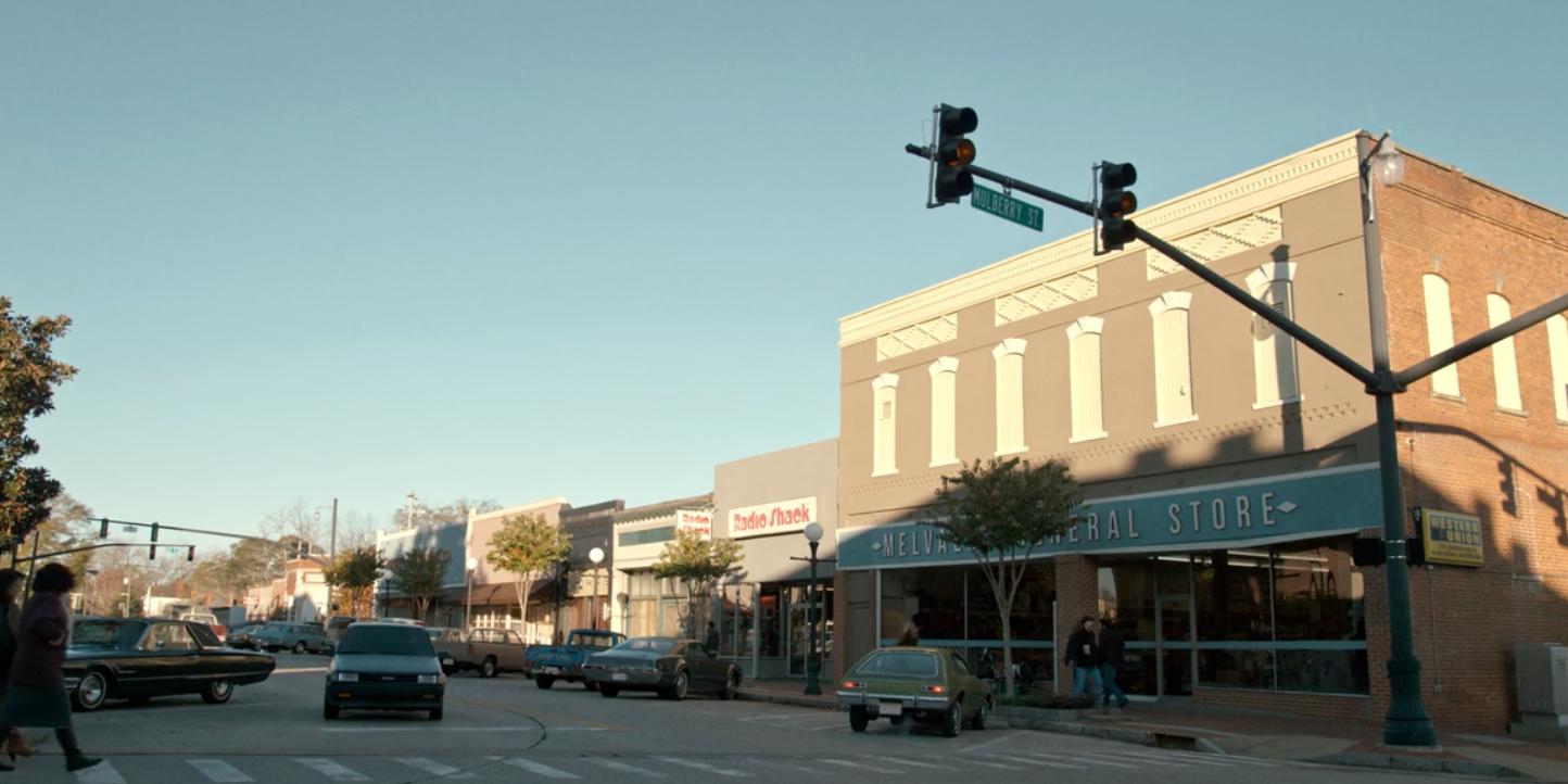 La petite ville d'Hawkins dans la série Stranger Things.