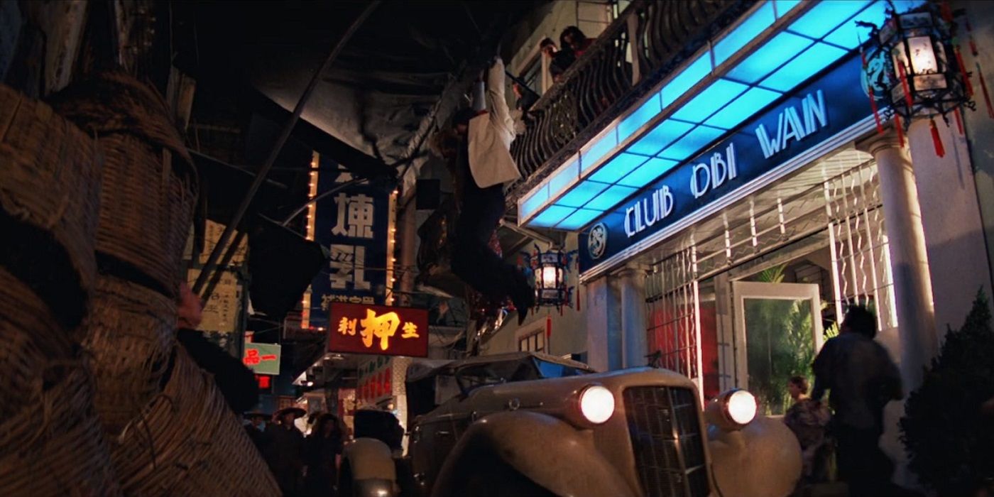 Le fameux Club Obi-Wan dans Indiana Jones et le Temple Maudit.