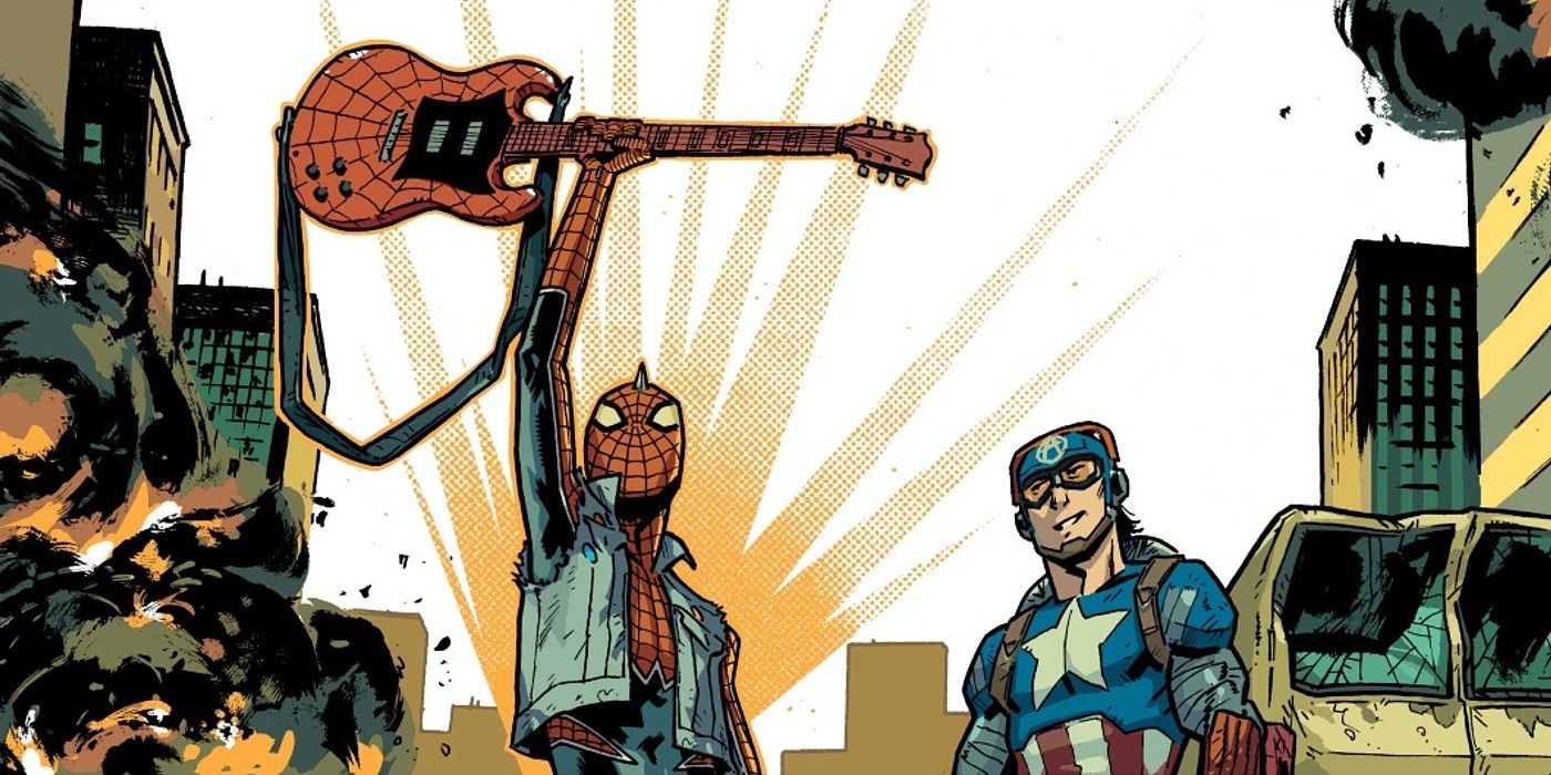 Spider-Punk et Captain Anarchy.