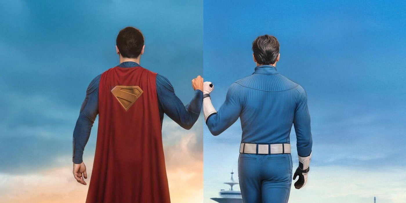 Superman (David Corenswet) et Mr Fantastic (Pedro Pascal) dans les deux grands blockbusters de l'été 2025.