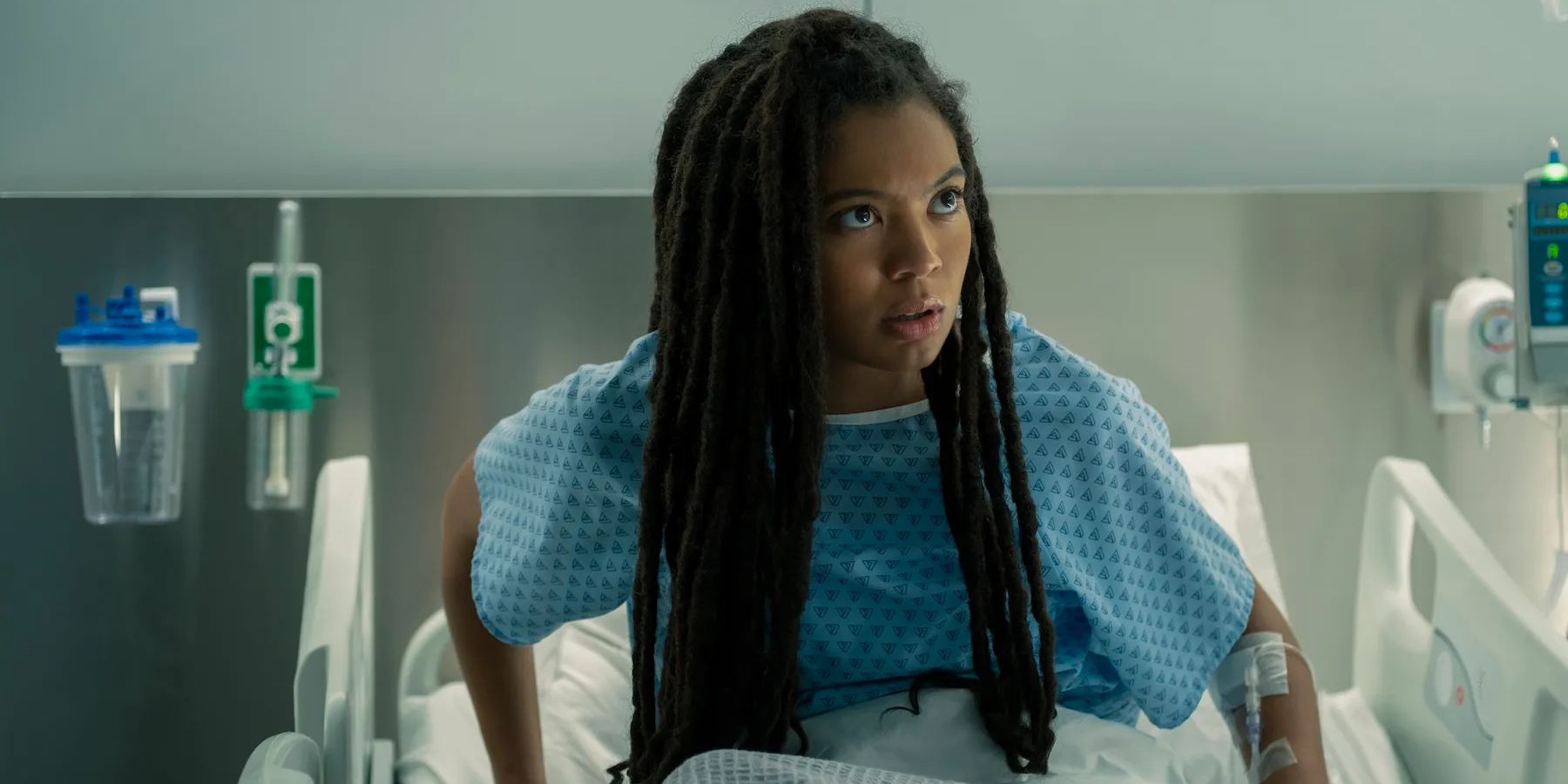 Jaz Sinclair (Marie Moreau) à l'hôpital dans la saison 2 de Gen V.