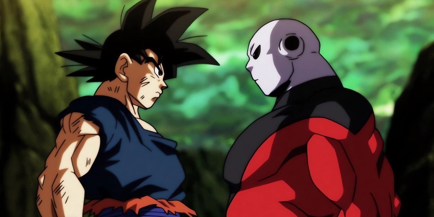 Jiren face à Goku.