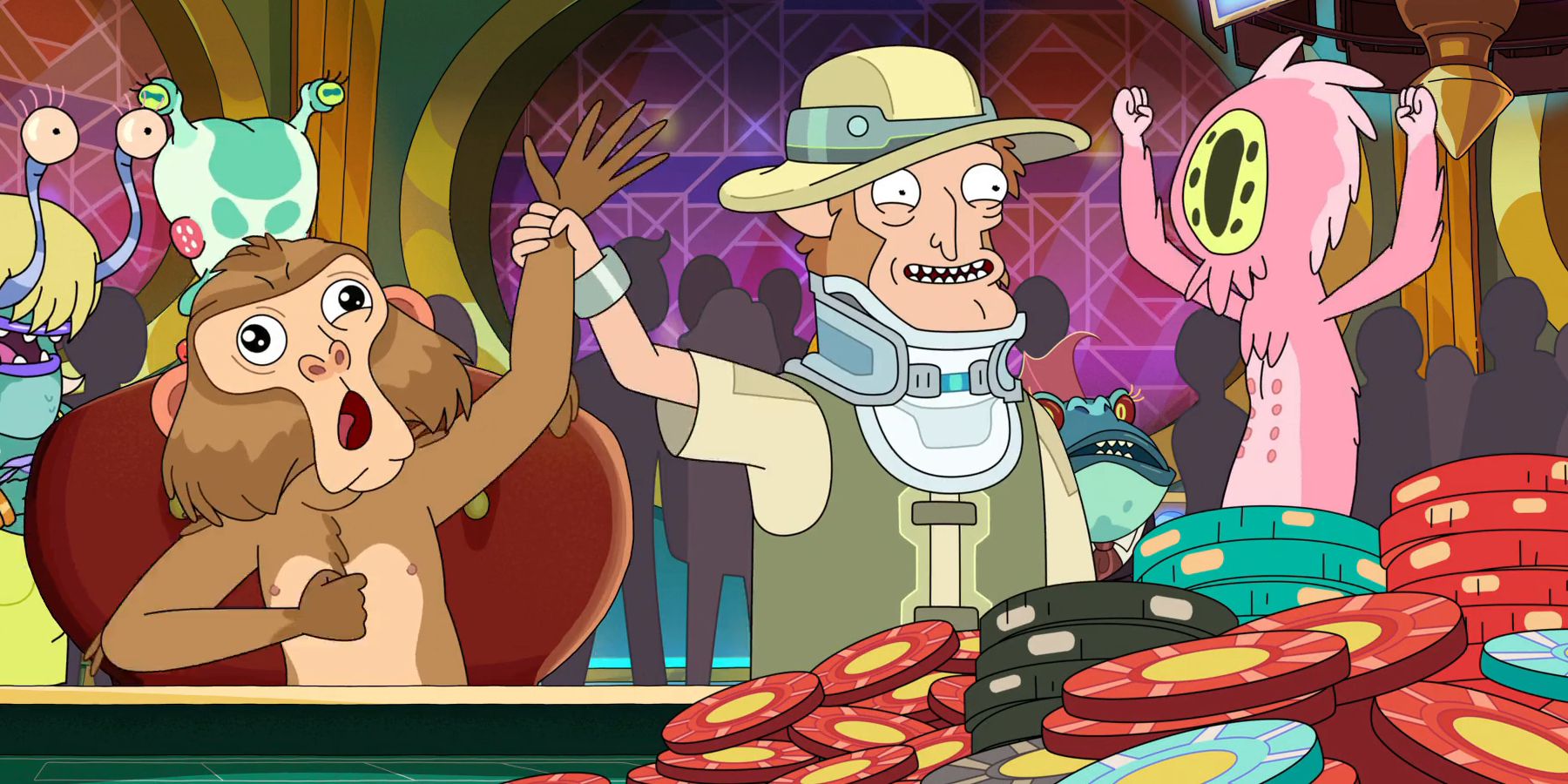 La scène post-générique de l'épisode 5 de la saison 8 de Rick et Morty.