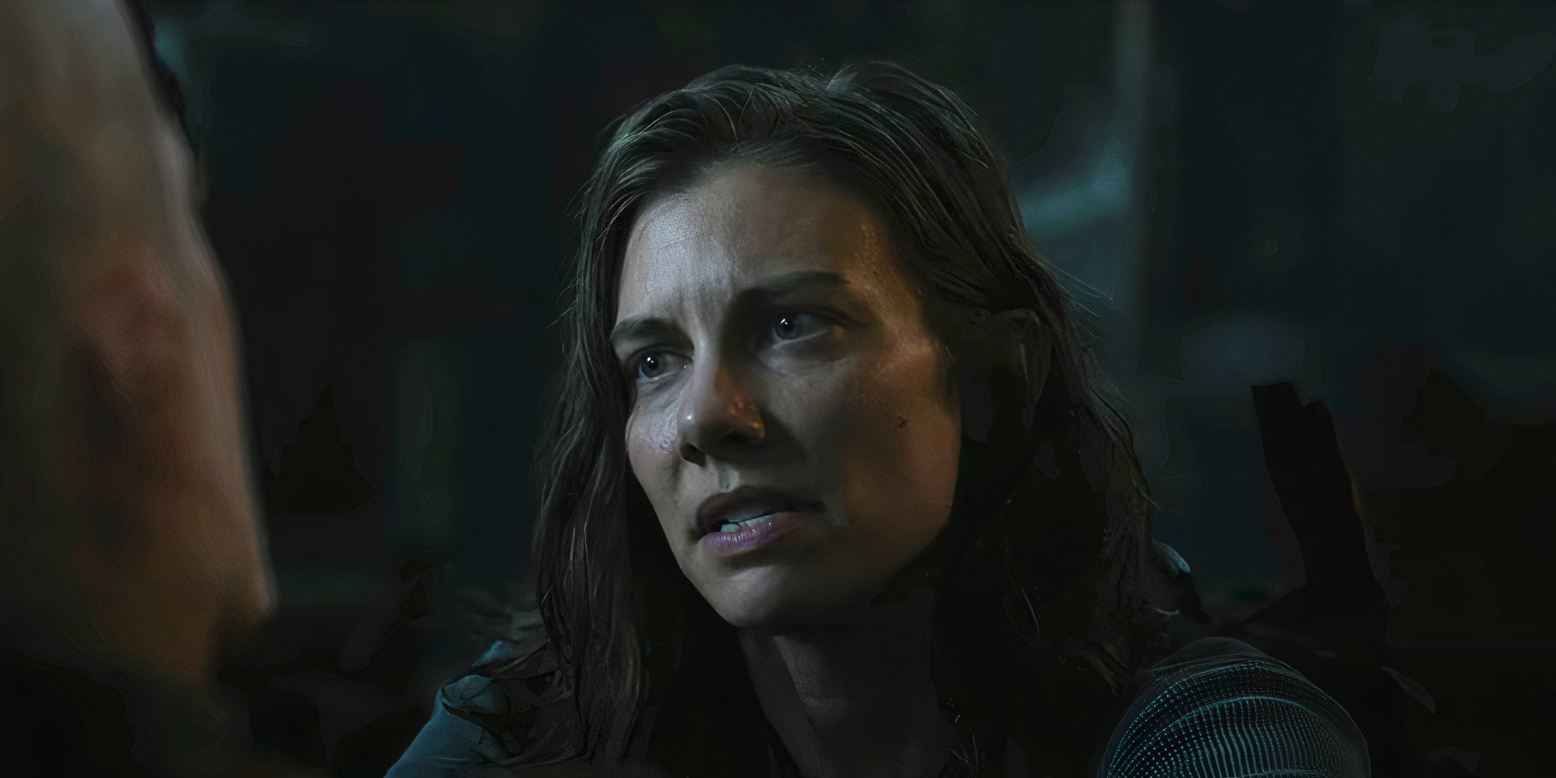 Maggie retient le Croat en otage dans The Walking Dead: Dead City, saison 2 épisode 7.
