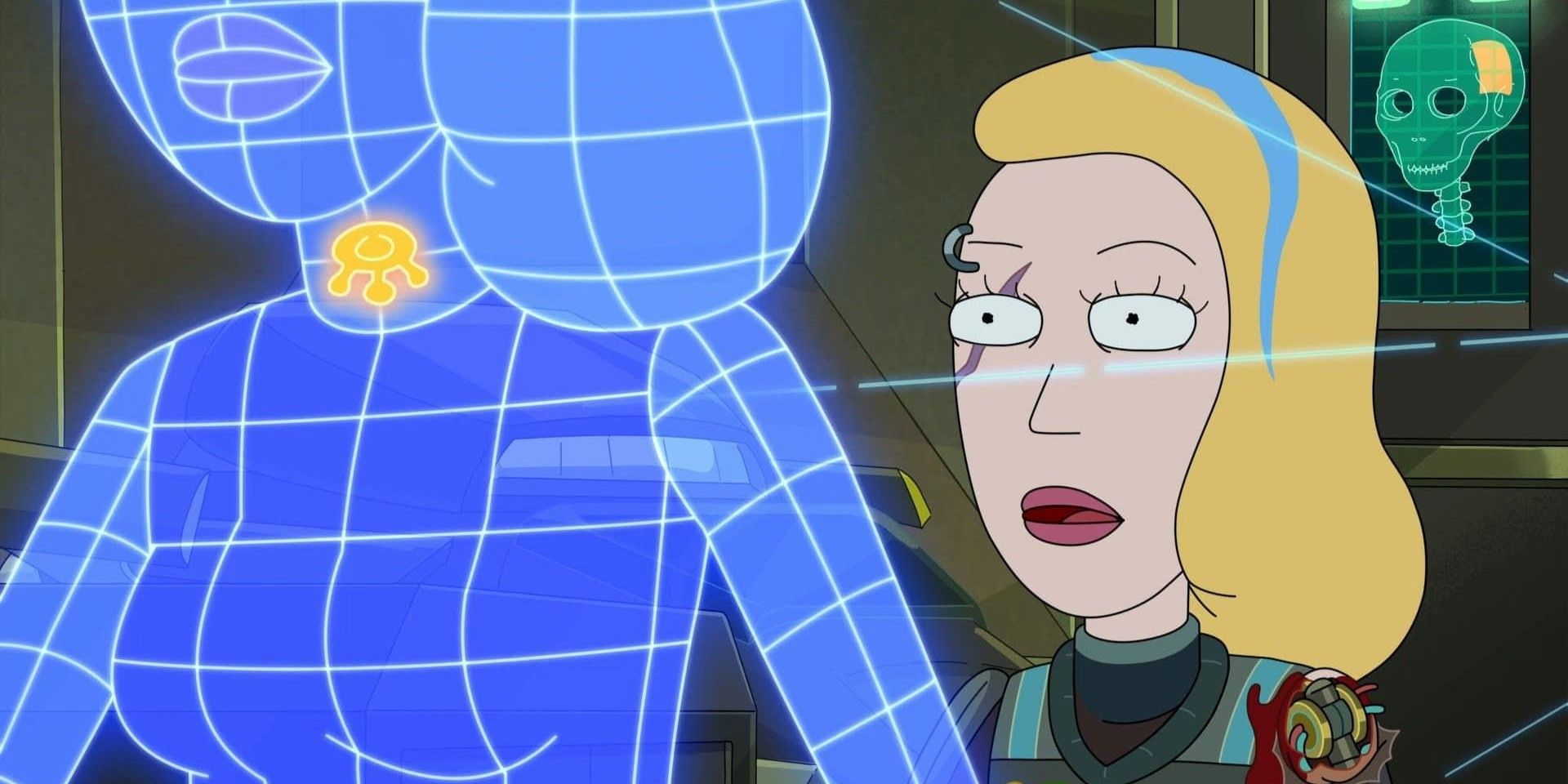 Space Beth dans Rick et Morty.